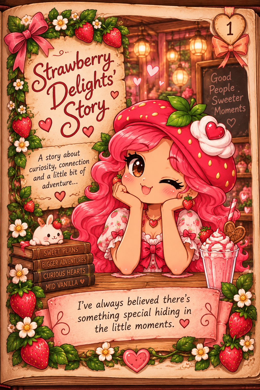 Strawberry Delight story page 1
